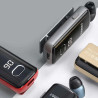 F580 Business Earphones | Collar Clip on Headphone with Power Display