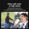 F580 Business Earphones | Collar Clip on Headphone with Power Display