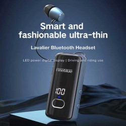 F580 Business Earphones | Collar Clip on Headphone with Power Display