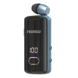 F580 Business Earphones | Collar Clip on Headphone with Power Display