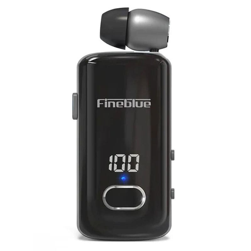 Auriculares empresariales F580 | Pinza para el cuello en los auriculares con pantalla de encendido