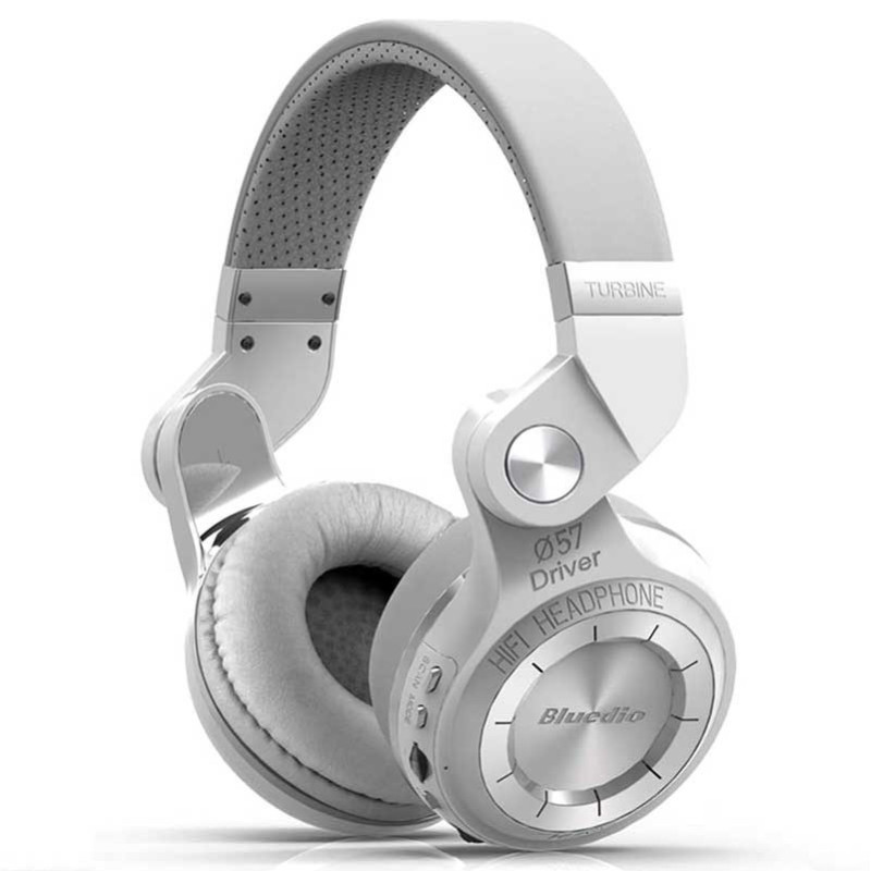 AstroSoar Bluedio T2 + Auriculares Bluetooth inalámbricos plegables Compatible con funciones de radio FM y tarjeta SD Música