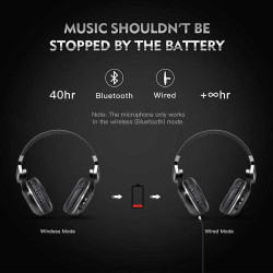 AstroSoar Bluedio T2+ Foldable Wireless Bluetooth Headset Support FM radio & SD card functions Music & phone calls