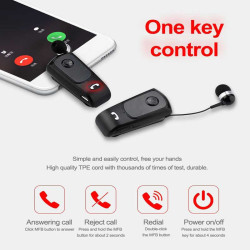 F920 Business Headset | Retractable BT5.1 Headphones with Clip-on