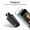F920 Business Headset | Retractable BT5.1 Headphones with Clip-on