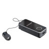 Auriculares F2 Pro Negocio | Auriculares con clip de cuello con cancelación de ruido de auriculares retráctiles
