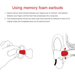 Original Memory Foam Ear Tips | AstroSoar Noise Isolating Earbud Earpad for Earphones