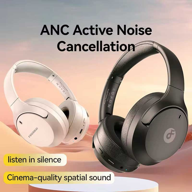 Fineblue MT55 Headset | HiFi Stereo Wireless Bluetooth 5.4 Headphone