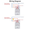 Smart Wifi Touch Switch No Neutral Wire Required Smart Home 1/2/3 Gang Light Switch 100-240V Works with Alexa Hey Google