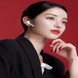 Auriculares AstroSoar F5 Pro | Auriculares inalámbricos para empresas con estuche de carga con clip