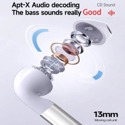 Auriculares AstroSoar F5 Pro | Auriculares inalámbricos para empresas con estuche de carga con clip