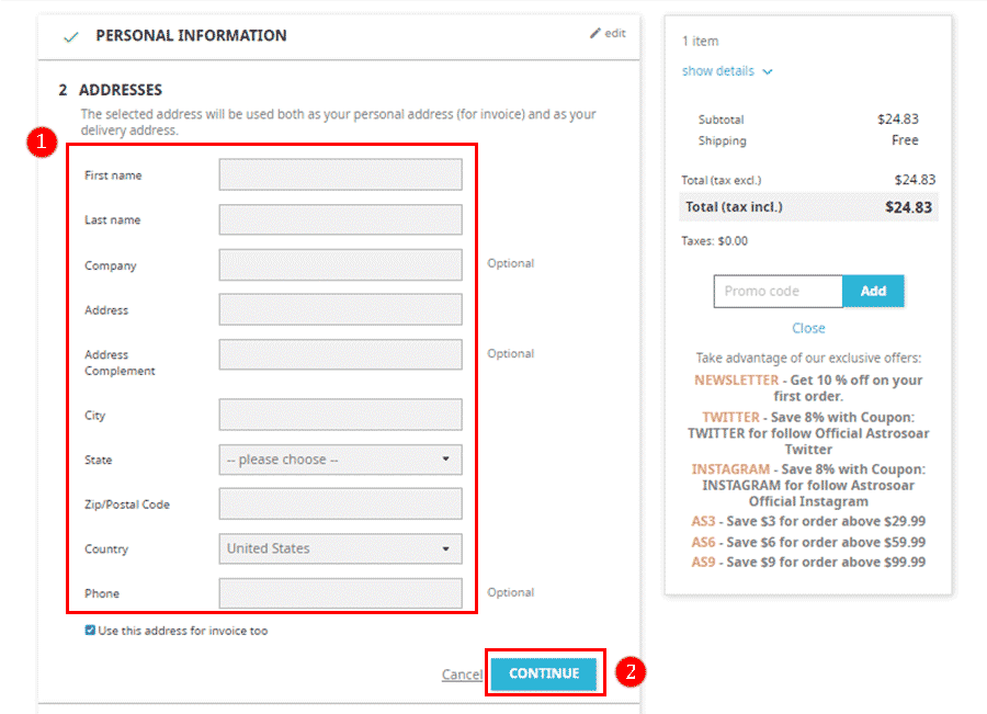 how to order at astrosoar.com